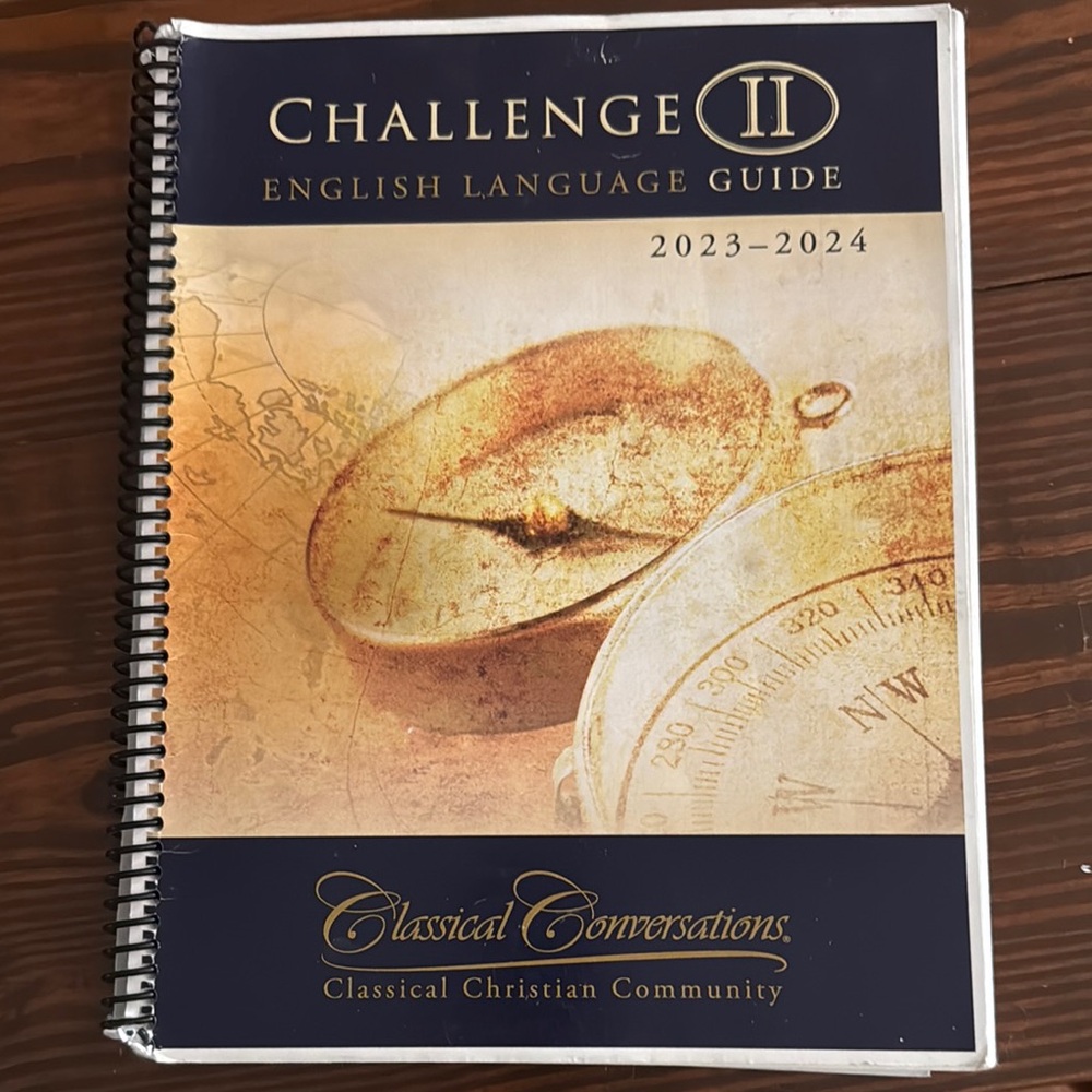 Classical Conversations Challenge II English Language Guide 2023-2024